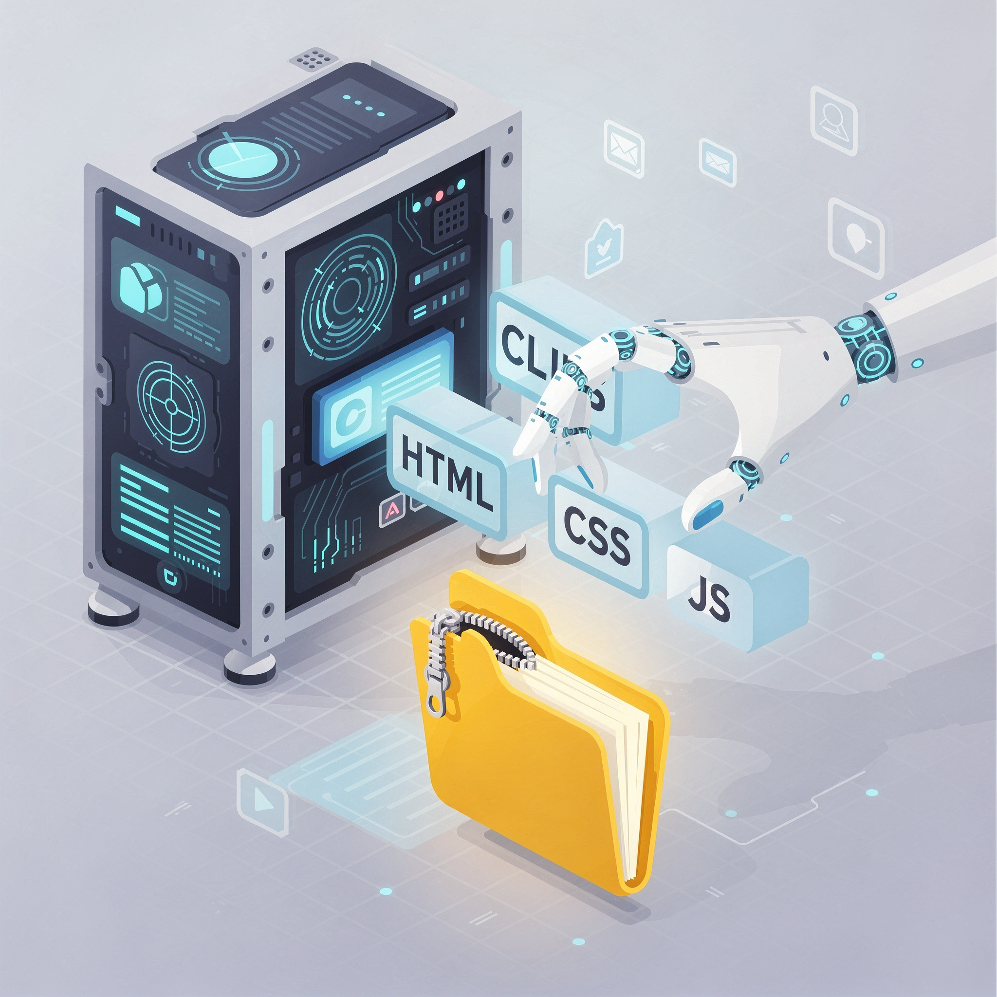 Exporting Code Illustration