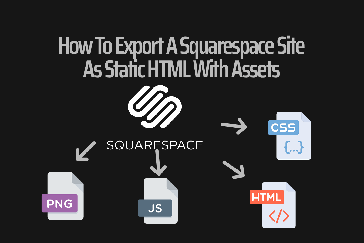 How to Export a Squarespace Site as Static HTML with Assets