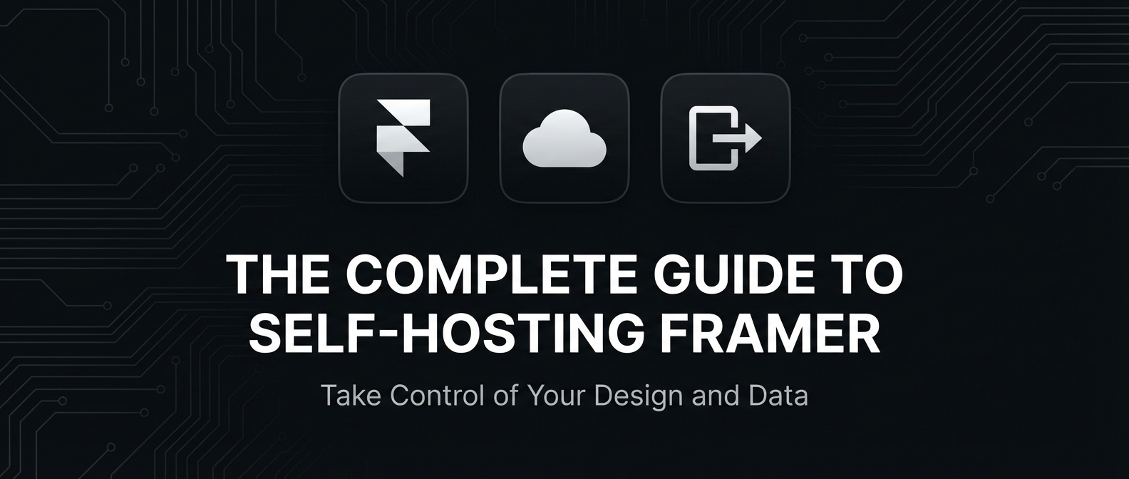 The Complete Guide to Self-Hosting Framer: Export Your Site Today